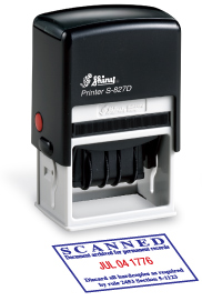 Shiny S-827D Self-inking dater stamp