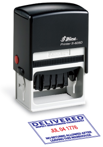 Shiny S-828D Self-inking dater stamp