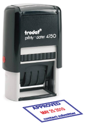 Shiny 4750 Self-inking dater stamp
