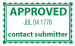 Approved Date Stamp