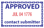 Approved Date Stamp